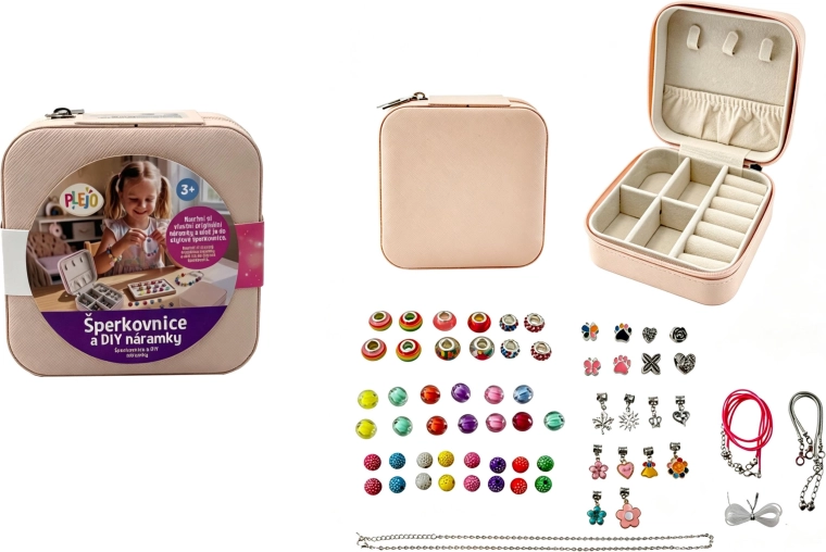 PLEJO boîte à bijoux et kit de création de bracelets