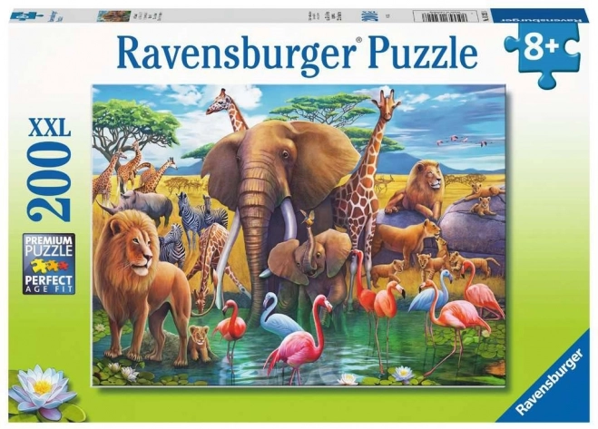 Puzzle 2D 200 pièces – animaux sauvages RAVENSBURGER