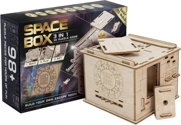 Casse-tête en bois Capsule spatiale - EscapeWelt Puzzle 3D