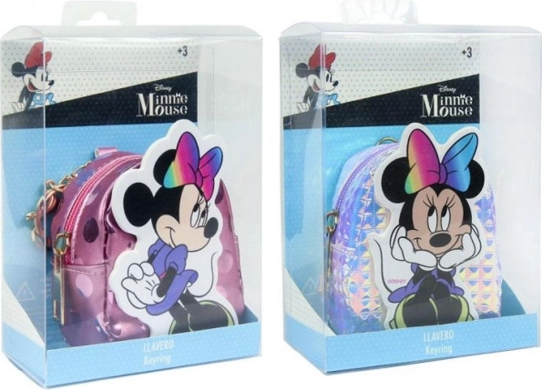 Porte-clés avec mini sac à dos MINNIE MOUSE pour enfants