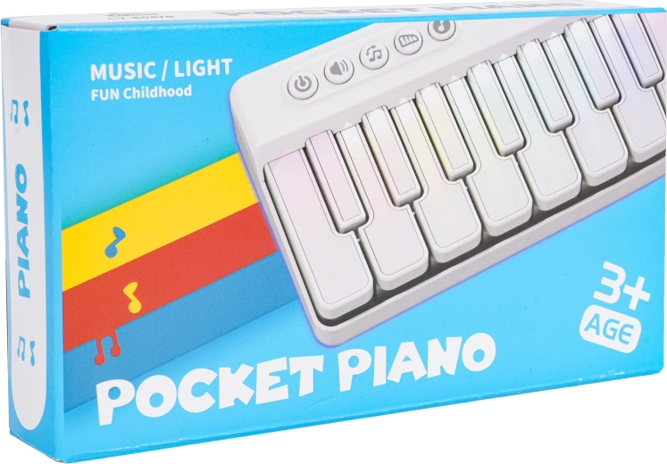 Piano portable blanc pour enfants