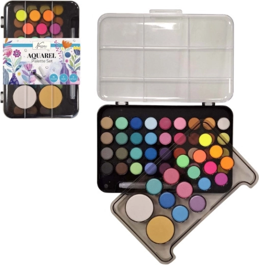 Set d’aquarelles 36 couleurs