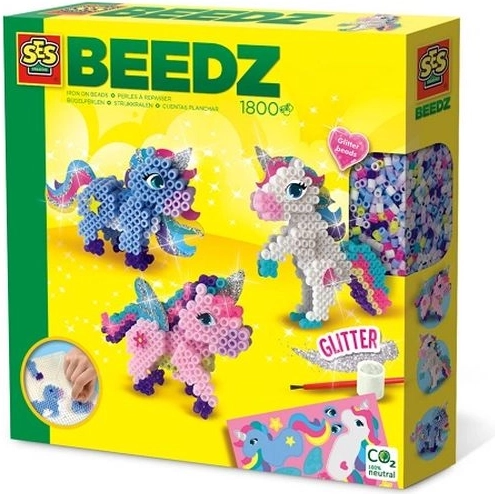SES Beedz perles à repasser 3D licornes