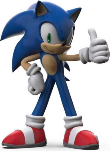 Figurine Sonic Comansi pouce levé