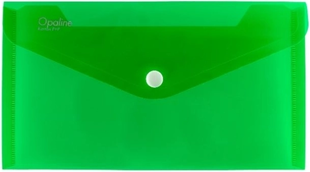 Pochette à pression DL Opaline verte