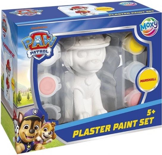 figurine en plâtre à peindre paw patrol – marshall