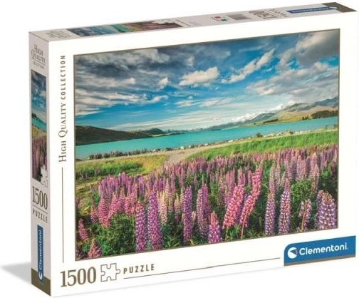 Puzzle Clementoni Lupins au lac Tekapo, 1500 pièces