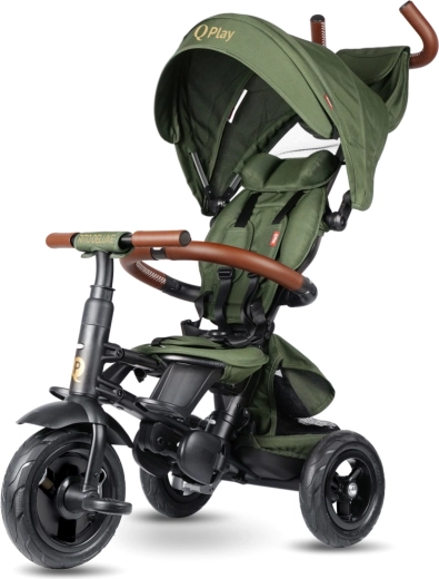 Tricycle Qplay Rito deluxe rubber olive