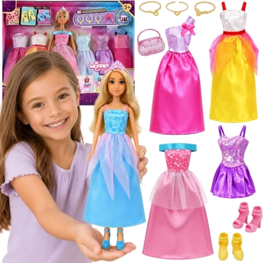 Poupée Woopie Royal avec robe de bal et accessoires