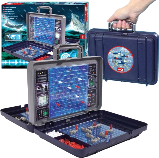 Jeu de stratégie familial Bateaux en valise BITWA MORSKA 5+