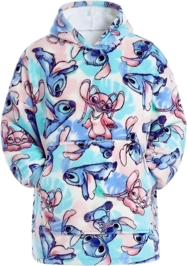 Peignoir poncho Lilo et Stitch