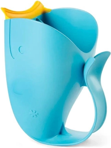 MOBY baleine cascade pour le rinçage des cheveux - bleu