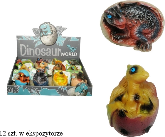 Dinosaure avec lumière et son éclos d’un œuf