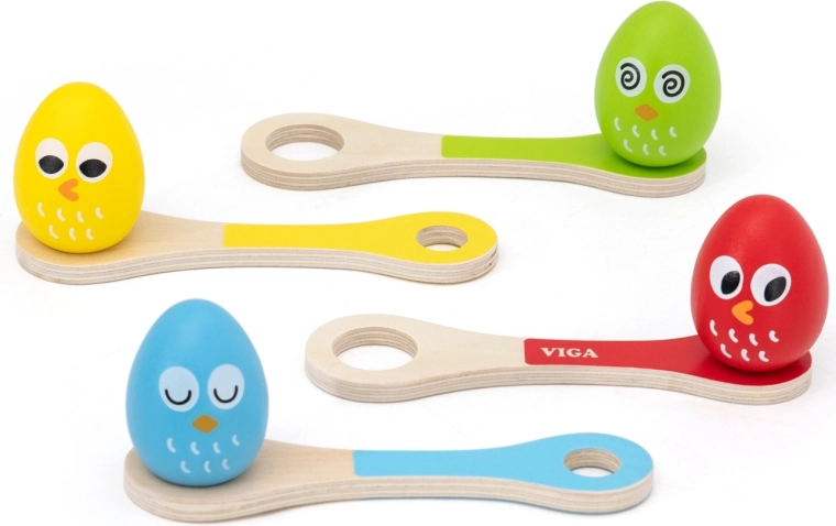 Jeu en bois œuf à la cuillère Viga Toys