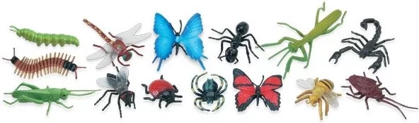 Ensemble de figurines d’insectes (48 pcs)