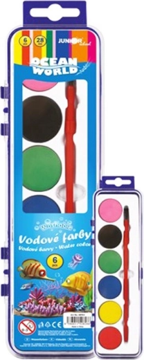 Aquarelles Ocean World - 6 couleurs