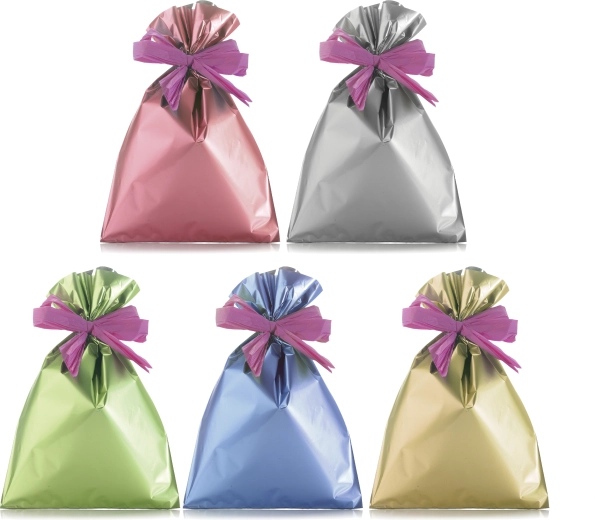 Sachet en cellophane 16 × 25 cm METAL