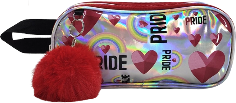 Trousse en forme de cœur Pride 23 cm