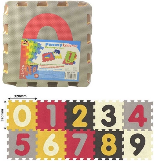 Puzzle en mousse souple avec chiffres pour enfants – 10 pièces