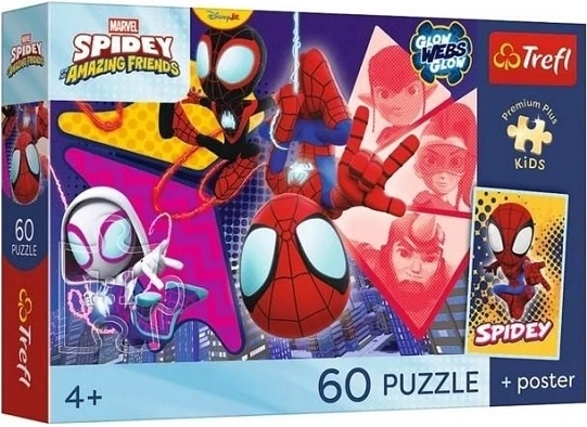 Puzzle Premium Plus Kids Spidey et ses amis – Incroyables aventures 60 pièces