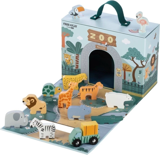 FreeON Free2Play maison pliable avec animaux