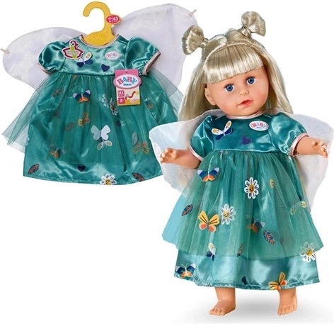 Robe de fée avec ailes pour poupée BABY born 43 cm