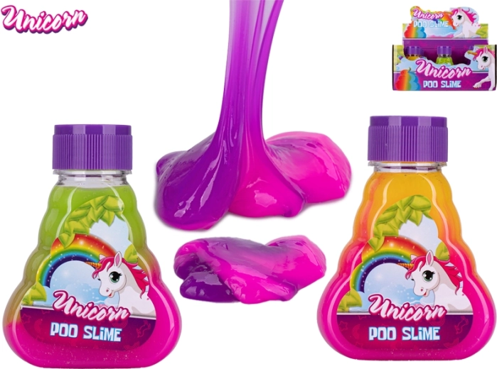 Slime arc-en-ciel licorne – pâte ludique pour enfants
