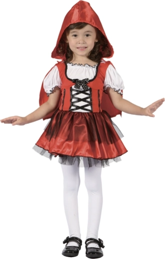 Costume de fille rouge 92–104 cm