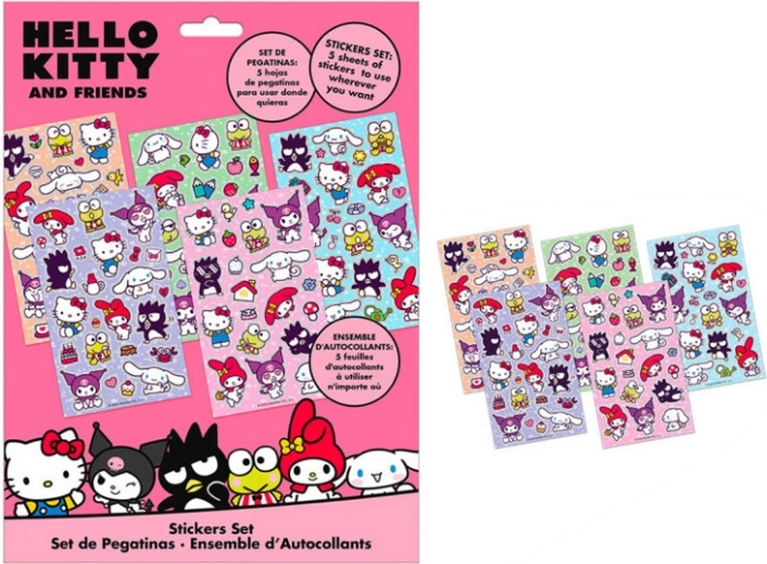 Autocollants Hello Kitty – lot de 92 pièces