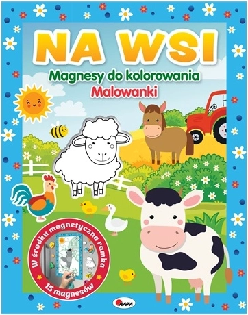 Magnets à colorier – À la ferme