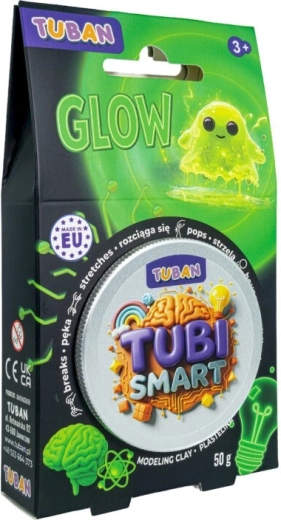 Pâte à modeler Tubi Smart phosphorescente 50 g