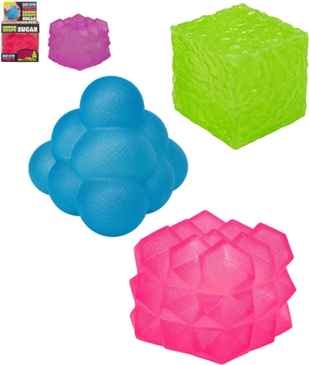 Jouet anti-stress à presser Neon Squeeze Mega Squeeze Sugar 5,5 cm - 1 pièce