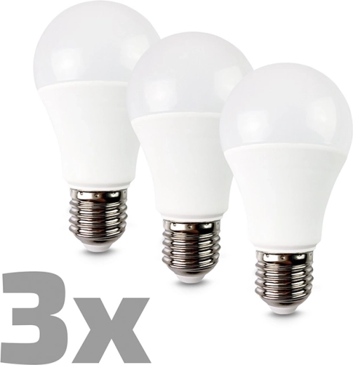 Ampoule LED Solight E27 10 W 3000 K 900 lm (3 pièces par emballage)