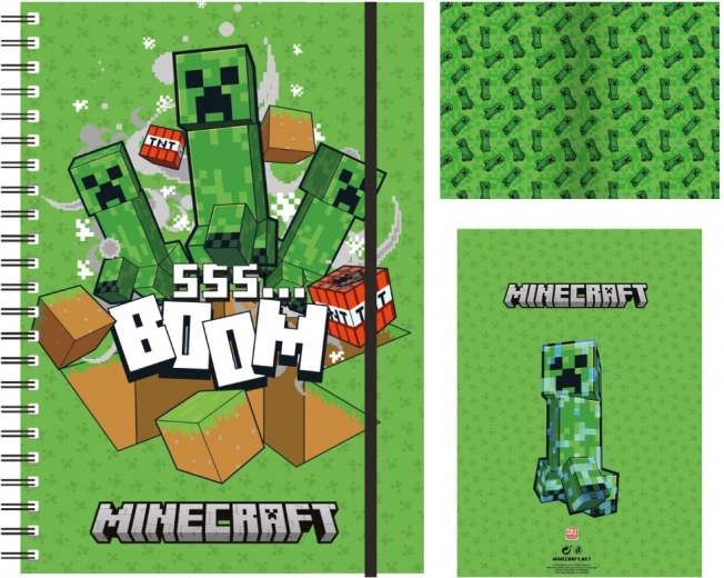 Bloc ligné à motif Minecraft