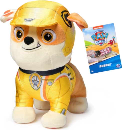 peluche PAW Patrol Rubble Rescue Wheels 20 cm