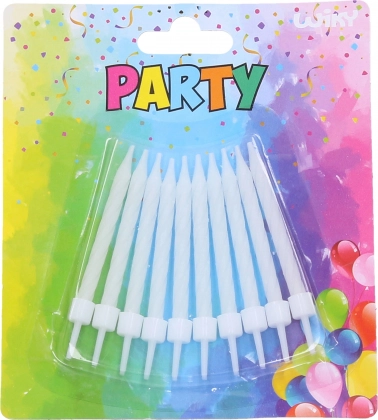 Bougies phosphorescentes avec supports