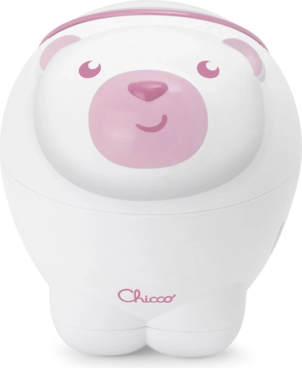 Projecteur Chicco aurore polaire Ours polaire rose