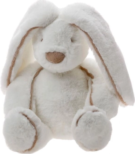 Jolie lapin mascotte beige 40 cm