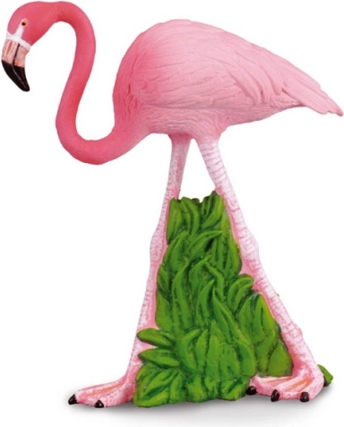 Figurine en plastique Flamant rose
