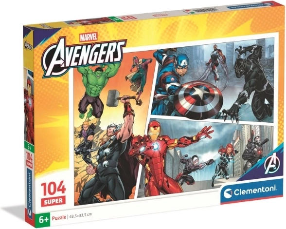 Puzzle Clementoni Super The Avengers 104 pièces