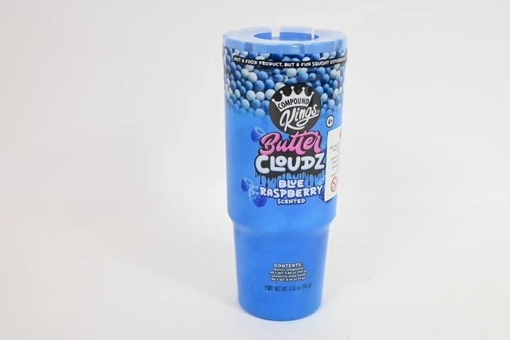 Wecool Butter Cloudz pâte à modeler parfumée avec billes en mousse – framboise bleue