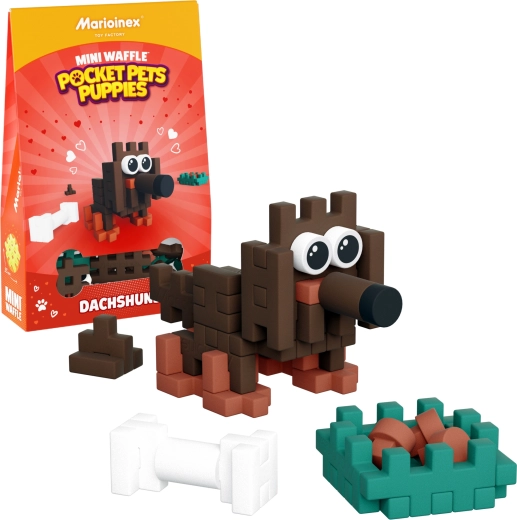 Mini Waffle Pocket Pets – teckel par Marioinex