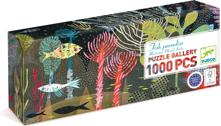 Puzzle Djeco Paradis des poissons – 1000 pièces