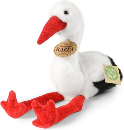 Cigogne en peluche 20 cm écologique RAPPA