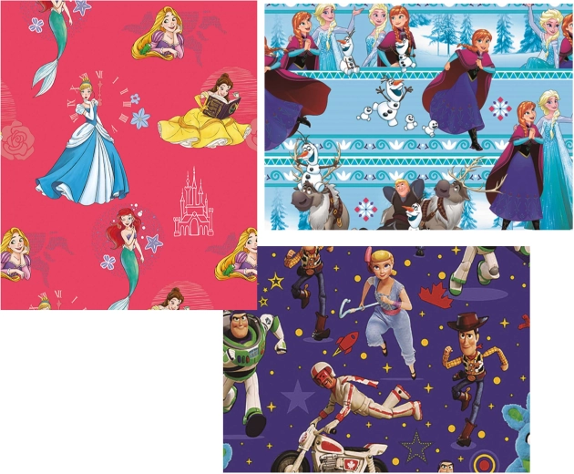 Papier cadeau Disney 0,7 × 2 m - 1 pièce