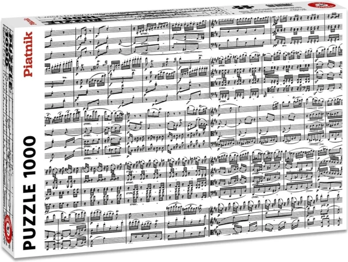 Puzzle Piatnik avec des notes, 1000 pièces