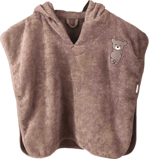 Petú Petú poncho pour enfants avec capuche Celsa teddy