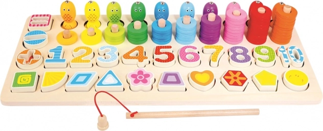 Jouet éducatif en bois pour enfants Bino