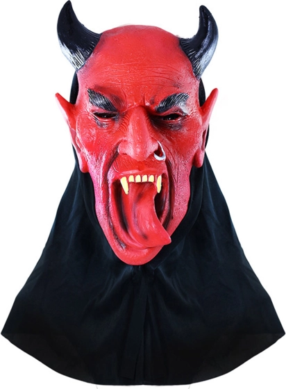 Masque de diable avec langue