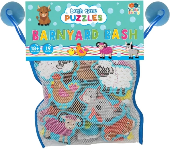 Buddy & Barney autocollants de bain ferme puzzle